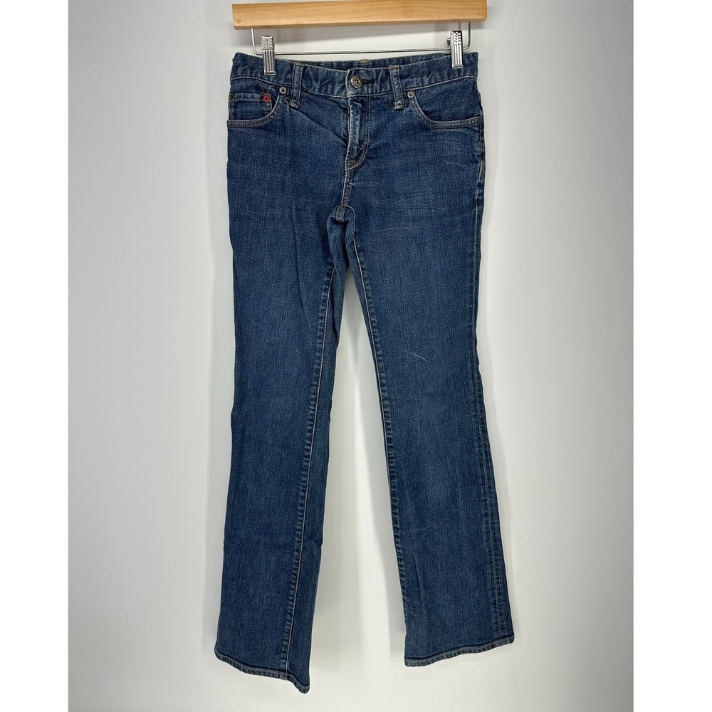 Club Monaco Jeans Womens 2 Blue Bootcut Low Rise Stretch‎ Denim Casual Everyday